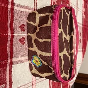 Girl Scout Little Brownie Cosmetics Make up bag new
